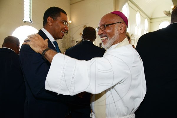 Ricardo Makyn/Staff Photographer 
Gleaner 180  anniversary Church service at the Kingston parish Church on Sunday 31.8.2014