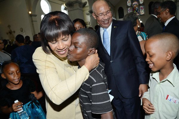 Rudolph Brown/Photographer
Gleaner 180  anniversary Church service at the Kingston parish Church on Sunday, August 31, 2014