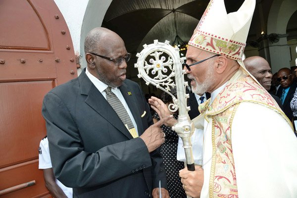 Rudolph Brown/Photographer
Gleaner 180  anniversary Church service at the Kingston parish Church on Sunday August 31, 2014