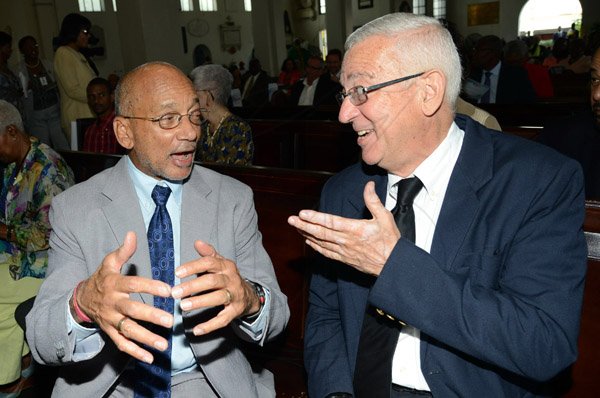 Rudolph Brown/Photographer
Gleaner 180  anniversary Church service at the Kingston parish Church on Sunday, August 31, 2014