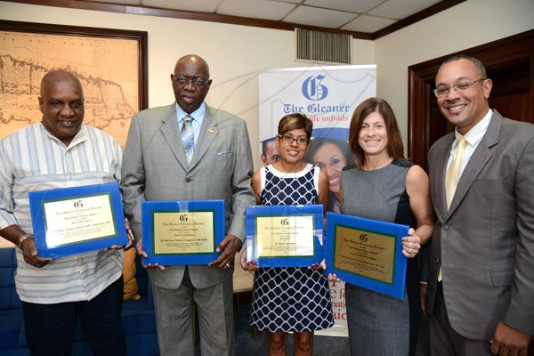 Ricardo Makyn/Staff Photographer 
The Gleaner Honour Awards luncheon at the Gleaner on Thursday 23.1.2014