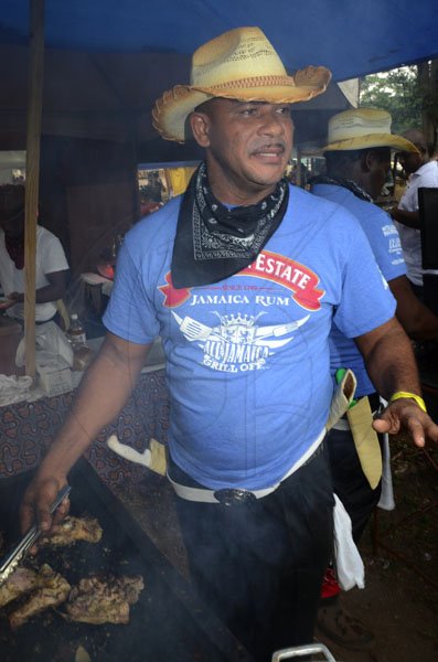 Rudolph Brown/Photographer
Christopher Williams at the All Jamaican, Grill Off at Hope Gardens on Sunday, June 17-2012