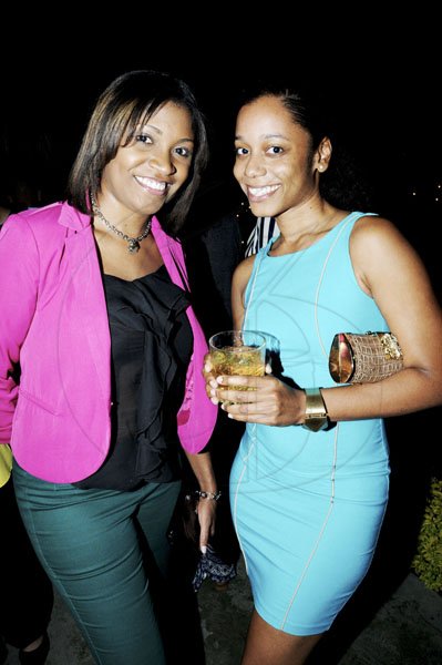 Winston Sill / Freelance Photographer
Guardsman Group Christmas Party, held at The Gazebo Hope Zoo, Hope Gardens on Friday night December 21, 2012. Here are Latoya Harris (left); and Stefaine Thomas (right).
