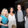 Ashley Anguin<\n>Director of Iberostar Phillip Hofer, has his arms full of a beauty in the form of from left:  Nicole Movahedi;<\n>Kirstin Williams and Allison Callam.