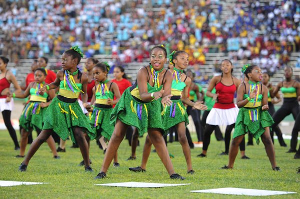 Ricardo Makyn/Staff Photographer
Performances at the openning Ceremony for  t the Boys and Girls Championships at the National Stadium on Friday 30.3.2012