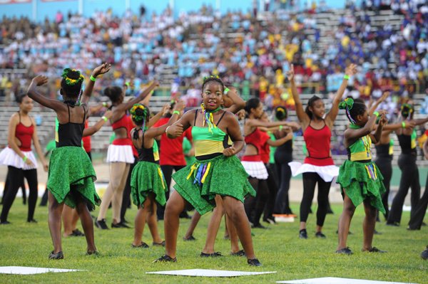 Ricardo Makyn/Staff Photographer
Performances at the openning Ceremony for  t the Boys and Girls Championships at the National Stadium on Friday 30.3.2012