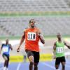 Ricardo Makyn
National record holder Jermaine Gonzales winning his men's 400 metres heat in 46.61 seconds at yesterday's first day of the  JAAA/Supreme Ventures Limited National Senior Championships.