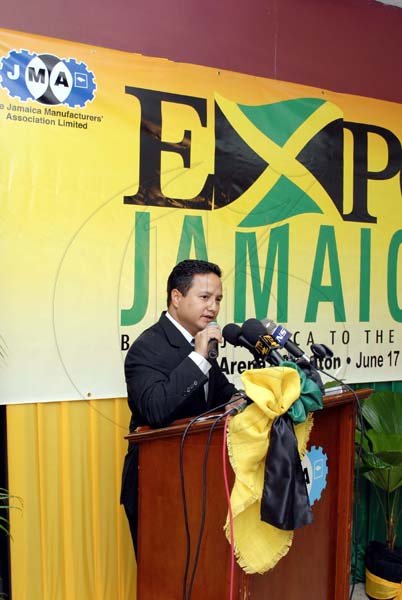 Omar Azan, President of the Jamaica Manufacturers? Association, encourages support for Expo Jamaica 2010.