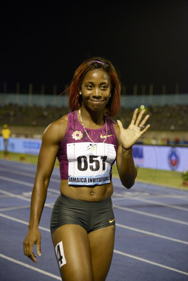 Gladstone Taylor / Photographer

Shelly Ann Fraser Pryce moments after winning the womens 200m dash at the jamaica invitational