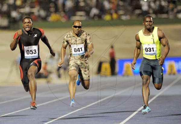 Justin Gatlin,Walter Dix,Nesta Carter