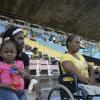 Gladstone Taylor / Photographer

Jackie Rutter (right) speaks with Sophia Johnson, Cynthia Grant looks on holding her grand daughter Atarah Anderson as seen at the jamaica invitational