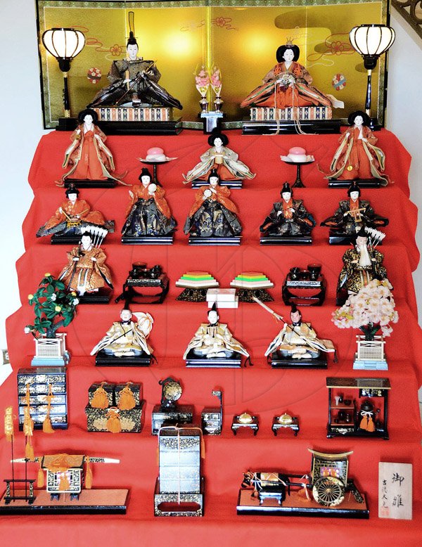 Winston Sill/Freelance Photographer

Beautiful Hina dolls dressed in Japanese ancient costumes along with miniature articles and furniture on display