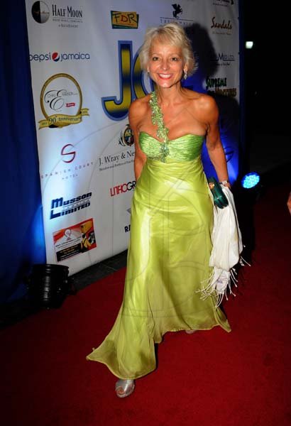 Winston Sill/Freelance Photographer
The Jamaica Chamber of Commerce (JCC) Civic Affairs Committee present its annual Grand Charity Ball, under the theme "Dream the Possible  Dream", held at the Jamaica Pegasus Hotel, New Kingston on Saturday night November 2, 2013. Here is Kelly Tomblin.