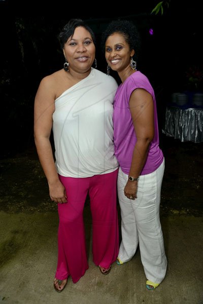 Rudolph Brown/Photographer
Audrey Tulloch, (right) and Dianna Blake-Bennet, Marketing and communications at the Jamaica Co-operative Credit Union League 70’s Soiree Chrishmas party at the Boone Hall Oasis, Stony Hill. on Saturday December 8, 2012