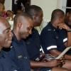 Winston Sill/Freelance Photographer
The Jamaica Constabulary Force (JCF) area 4 Kingston Central Division, Quick Response Bicycle Patrol Training Course Closing Ceremony, held at Kingston Central  Police Station, on Friday June 6, 2014.