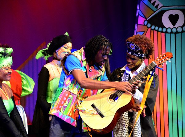 Winston Sill/Freelance Photographer
JMTC presents the premiere performance of the "Musical-Nesta's Rock", held at Phillip Sherlock Centre for the Creative Arts, UWI, Mona Campus on Friday night January 9, 2015.