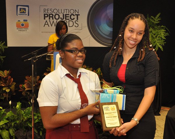 Jermaine Barnaby/Photographer
Makeda Bawn won Best Body Image at the JN Foundation Resolution Project Awards Ceremony at the Olympia Gallery- 202 Old Hope Road on Tuesday, July 15, 2014.