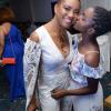 Rudolph Brown/ PhotographerBirthday girl Joan Forrest-Henry get a kiss from her daughter Kaelia Henry at her 25/25 birthday celebration with families and friends at the Jamaica Pegasus Hotel in New Kingston on Saturday, June 30, 2018