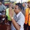 Rudolph Brown/Photographer
Colin Campbell (left) managing director JUTC and Deputy Managing Director with responsibility for Operations at the Jamaica Urban Transit Company (JUTC), Kirk Finnikin  tour JUTC Transport Centre in Half Way Tree in Kingston on Wednesday, August 27, 2014