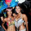 Winston Sill/Freelance Photographer
Karnival Countdown Fete, held at Devon House, Hope Road on Thursday night February 5, 2015.
Revelling in the excitement while showing off their Carnival-ready bodies are Damali Earle and Melissa Dacres-Jones.