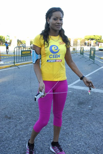 Colin Hamilton/Photographer                                                                                                                                                   What can one say about Tanya Lee other than Ooh-La-La.                                                                                                    Kingston City 5K Run - March 10 - Emancipation Park