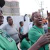 Rudolph Brown/Photographer
JLP supporters on Molynes Road on local Government election on Monday, November 28, 2016