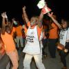 Ian Allen/Photographer
PNP supporters celebrating at the counting centre at Ascot High school.