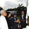 Winston Sill / Freelance P
Indian High Commissioner Mohinder Grover host the Unveiling of the Mahatma Gandhi Statue, held at UWI, Mona on Thursday July 12, 2012.