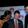 Winston Sill / Freelance Photographer
Digicel and Huawei presents the launch of the new Huawei Media Pad, held at Devon House, Hope Road on Monday night November 12, 2012. Here are Jackie Burrell-Clarke (left); Andy Thorburn (centre), Digicel CEO,; and Vincent Wen (right), Sales Director, Central America and the Caribbean, Huawei.