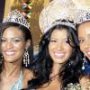 Winston Sill / Freelance Photographer
Miss Jamaica World 2011, Danielle Crosskill, is flanked by Kayla Mendes (left), first runner-up, and Chantel Davis, second runner-up after the three earned their titles on Saturday during the Miss Jamaica World 2011 pageant at The Pegasus Hotel.