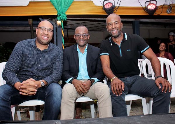 Ashley Anguin<\n>From left: Delano Seiveright, senior advisor to the Minister of Tourism, newly appointed director of the Jamaica Tourist Board  Donovan White, and Ocean Style's Douglas Gordon.