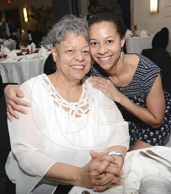 Rudolph Brown/Photographer<\n>Dr Suzanne Turpin-Mair and her daughter Chantal Mair at the Jamaica Pegasus hotel's Mother's Day celebration brunch on Sunday.<\n>