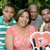Rudolph Brown/Photographer
Dr. Charles Robertson, (centre) and his wife Hillary pose with their children from left Matthew, Chris and Anya at the Boone Hall Oasis Mother Day brunch in Stony Hill on Sunday, May 11, 2014