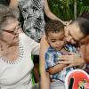 Rudolph Brown/Photographer
Cindy Breakspeare, (centre) play with her grandson Grandson Joshua while Grandma Marguerite Spence (left) and Tammy Tavares Finson looks on at the Boone Hall Oasis Mother Day brunch in Stony Hill on Sunday, May 11, 2014