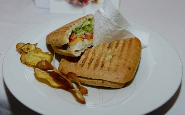 Rudolph Brown/Photographer
Hamilton smoked chicken breast Paninis at Rituals Cafe Mother's Day Brunch at Mall Plaza in Kingston on Sunday, May 11, 2014