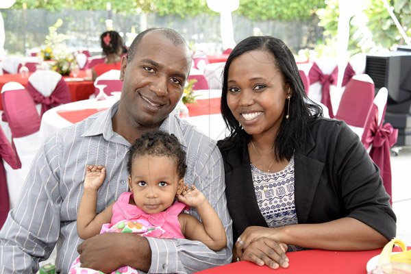 Gladstone Taylor / Photographer

Major and Mrs. Bryan with little Khloe-Renee as seen at the mothers day brunch at the oasis on the oxford