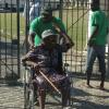 Adrian Frater/Reporter
Election Day
This elderly voter, being assisted by a Jamaica Labour Party (JLP) activist, was seemingly quite joyful after casting her vote in Eastern Hanover yesterday.