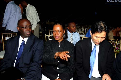 Winston Sill / Freelance Photographer
National Debate number one, between the young members of the Jamaica Laboyr Party (JLP) and the Peoples National Party (PNP), held at CPTC, Arnold Road on Saturdaynight December 10, 2011.