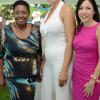 Rudolph Brown/Photographer
Tara Nunes, (right) vice president, sales and investment services, Sagicor Investment pose with Valerie Robinson, (centre) Opposition spokesperson on Youth and Culture, Olivia 'Babsy' Grange at the PAJ President's brunch at the Pegasus Hotel on Sunday, November 23, 2014