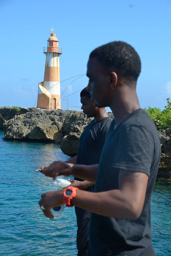 Ian Allen/Staff Photographer
Fishing near the Port Antonio Lighthouse.