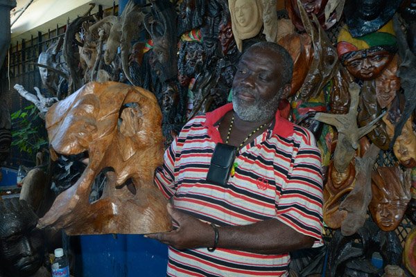 Ian Allen/Staff Photographer
Girvan Rhoof(Rockbottom)sculpting for over 34 years.