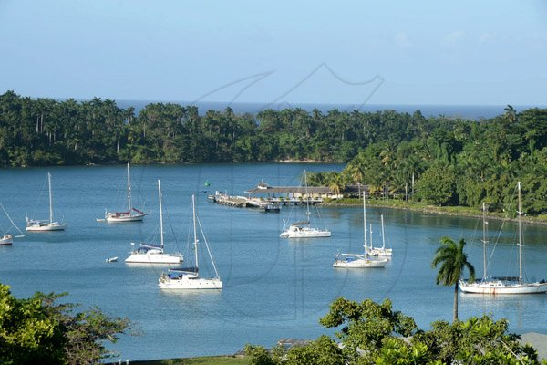 Ian Allen/Staff Photographer
Errol Flynn Marina from the Port Antonio Hills.