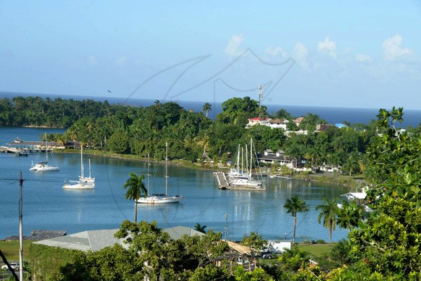 Ian Allen/Staff Photographer
Errol Flynn Marina from the  Port Antonio Hills.