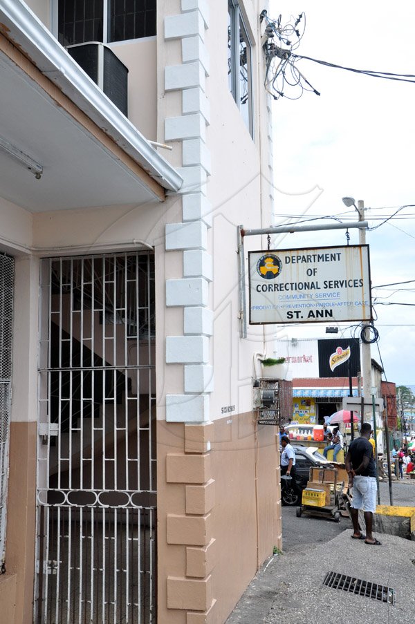 Jermaine Barnaby/Photographer
The Department of Correctional Services has a branch located in St Ann's Bay as seen here during a tour of parish capital, St Ann's Bay on Saturday March 21, 2014.