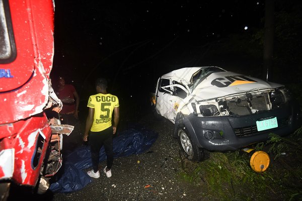 An employee of IMCA Jamaica Limited had to be rushed to hospital after a truck crashed into a vehicle while descending a hill a few miles out from the Grants Pen community in St Thomas yesterday evening. According to eyewitnesses, the driver lost control of the truck, which slammed into the vehicle being driven by the IMCA employee at approximately 5:15pm
