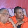Jermaine Barnaby/Photographer
Peter Phillis (left) Mikael Phillips at the PNP rally in Black River, St. Elizabeth on Sunday November 22, 2015.