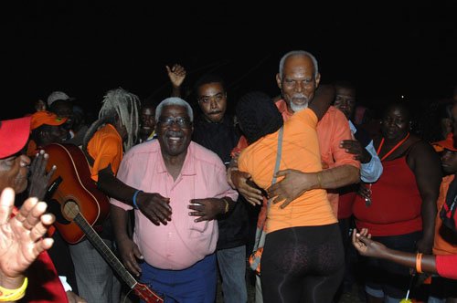 Ian Allen/Photographer
PNP Motorcade and mass meeting in Agualta Vale St.Mary.