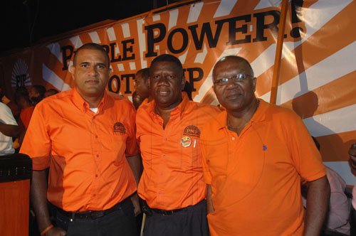 Ian Allen/Photographer
PNP Motorcade and mass meeting in Agualta Vale St.Mary.