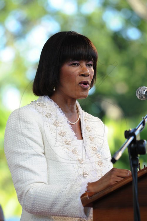 Ricardo Makyn/Staff Photographer
Swearing -In Ceremony for Prime Minister the Hon Portia Simspon-Miller at Kings House on Thursday 5.1.2012