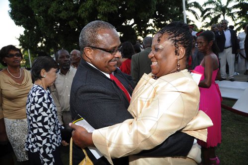 Ricardo Makyn/Staff Photographer
Swearing -In Ceremony for Prime Minister the Hon Portia Simspon-Miller at Kings House on Thursday 5.1.2012